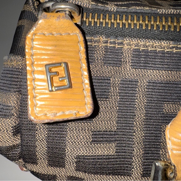 Fendi Brown and Tan Boston Bag - Picture 5 of 9